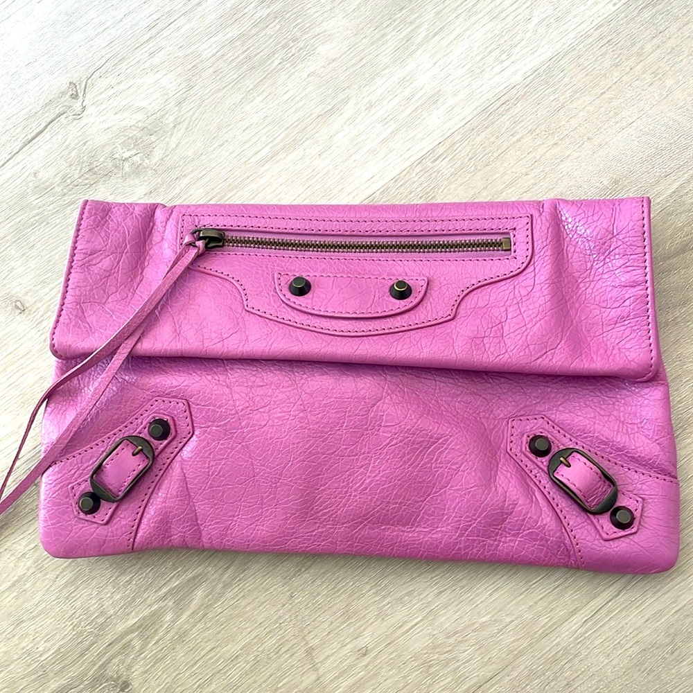 Balenciaga clutch and crossbody